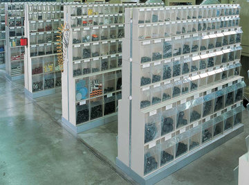 Kantoor zichtbakken en zicht wandstelling