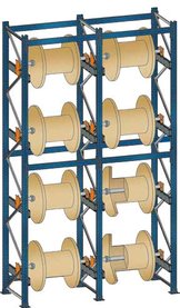 Haspelstelling - haspelstellingen - systeem palletstelling zwaar Haspelstelling - haspelstellingen - systeem palletstelling zwaar
