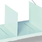 Verschuifbare afscheidingen Epsilon - legbordstellingen