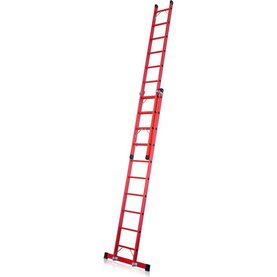 Tweedelige kunststof opsteekladders