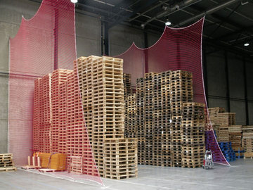 Magazijn scheidingsnetten per m2