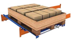 Telescopische geleiders voor liggers en legbordniveaus