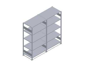 Basisset + aanbouwset Flip legbordstellingen