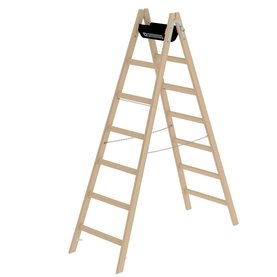 Houten trappen tweezijdig oploopbaar 