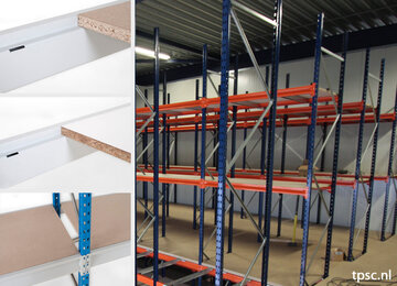 Spaanplaat / vurenhout / melamine legborden grootvakstellingen