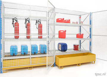 Gaaswanden afscherming voorkant - deuren