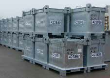 Speciaal-afvalcontainers voor vaste en pasteuze stoffen Bauer Südlohn