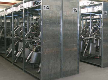 Sendzimir verzinkt-250kg legbord-1 x 300mm diep-legbordstellingen