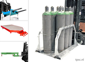 Opname/voorzet apparatuur voor heftrucks