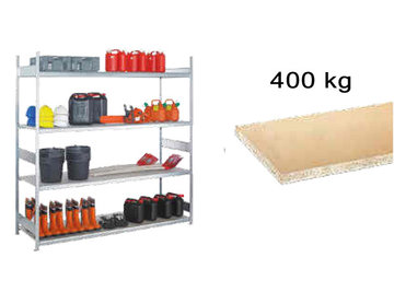 400kg per legbord - 1 x 800mm diepe grootvakstelling-spaanplaat legborden-grootvakstellingen