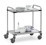 RVS-wagen 5001, laadvlak 800x500mm, Fetra