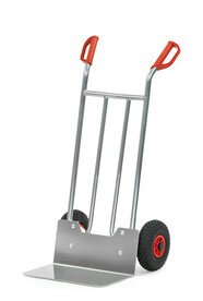 Aluminium steekwagen A1116L, draagvermogen 150 kg, hoogte 1150 mm, steekdiepte 300 mm, steekbreedte 480 mm, Fetra