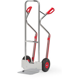 Aluminium steekwagen A1330P, draagvermogen 200 kg, hoogte 1300 mm, steekdiepte 250 mm, steekbreedte 320 mm, Fetra