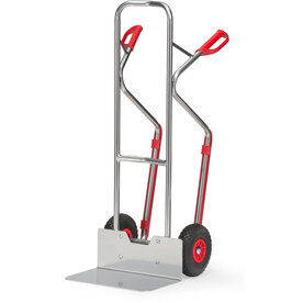 Aluminium steekwagen A1331P, draagvermogen 200 kg, hoogte 1300 mm, steekdiepte 300 mm, steekbreedte 480 mm, Fetra