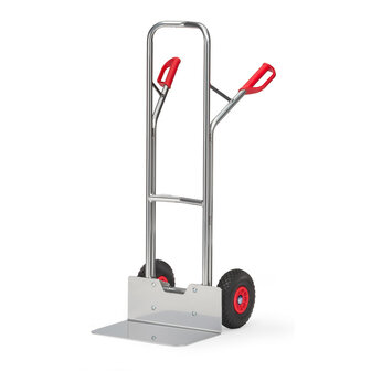 Aluminium steekwagen A1326P, draagvermogen 200 kg, hoogte 1300 mm, steekdiepte 300 mm, steekbreedte 480 mm, Fetra