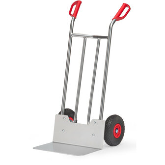 Aluminium steekwagen A1116P, draagvermogen 150 kg, hoogte 1150 mm, steekdiepte 300 mm, steekbreedte 480 mm, Fetra