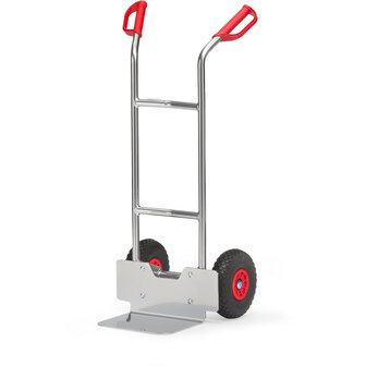 Aluminium steekwagen A1125P, draagvermogen 150 kg, hoogte 1150 mm, steekdiepte 250 mm, steekbreedte 320 mm, Fetra
