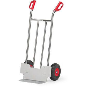 Aluminium steekwagen A1115P, draagvermogen 150 kg, hoogte 1150 mm, steekdiepte 150 mm, steekbreedte 400 mm, Fetra