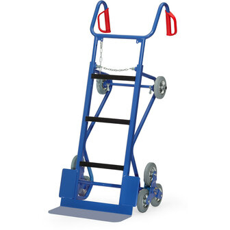 Zware apparaten steekwagen 11052, draagvermogen 400 kg, hoogte 1300 mm, schepdiepte 190 mm, schepbreedte 550 mm, Fetra