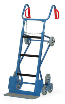 Zware apparaten steekwagen 11052, draagvermogen 400 kg, hoogte 1300 mm, schepdiepte 190 mm, schepbreedte 550 mm, Fetra