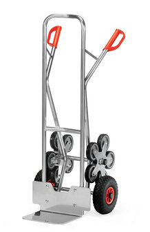 Trappensteekwagen AK 1327, draagvermogen 200 kg, hoogte 1300 mm, steekdiepte 250 mm, steekbreedte 320 mm, Fetra