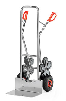 Trappensteekwagen AK 1328, draagvermogen 200 kg, hoogte 1300 mm, steekdiepte 300 mm, steekbreedte 480 mm, Fetra