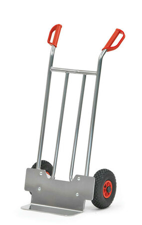 Aluminium steekwagen A1115V, draagvermogen 150 kg, hoogte 1150 mm, steekdiepte 150 mm, steekbreedte 400 mm, Fetra