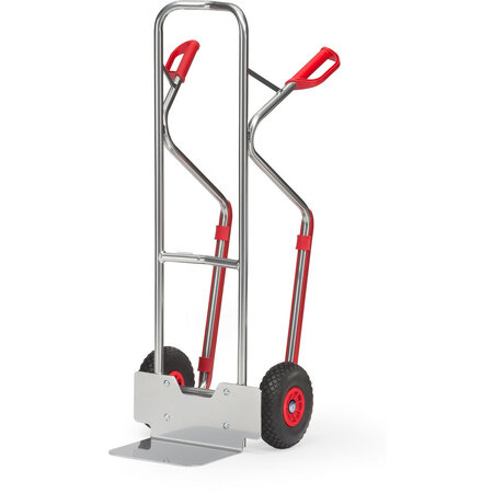 Aluminium steekwagen A1330P, draagvermogen 200 kg, hoogte 1300 mm, steekdiepte 250 mm, steekbreedte 320 mm, Fetra