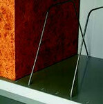 Gegalvaniseerde draadafscheiding Epsilon - hoogte 250 mm/diameter 4 mm/diepte 300 mm/vakverdelers voor het ordenen van kleine onderdelen