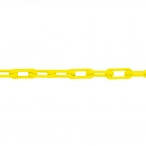 MNK-nylon afzetketting lengte 50 meter/schakeldikte &Oslash; 6 mm/schakelopening 42x12 mm/testlast 200 daN/treklast 340 daN/kleur: geel