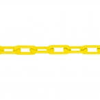MNK-nylon afzetketting lengte 25 meter/schakeldikte &Oslash; 8 mm/schakelopening 51x15 mm/testlast 340 daN/treklast 530 daN/kleur: geel