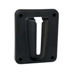 Wandclip magnetisch voor Morion riemcassette/voor het opvangen van de riem/kunststof/zwart