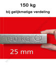 17203-MULTIplus 150 legbord - afmetingen 750x300 mm/verzinkt/draagvermogen 150 kg/randhoogte 25 mm