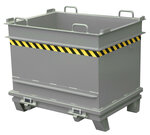 Bouwstofcontainer type BC 1000/merk Bauer S&uuml;dlohn/afmetingen ca. 1035x1310x1160 mm (lxbxh)/draagkracht 2000 kg/inhoud ca. 1,00 (m&sup3;)