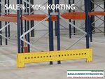 Bescherming kopse kant van een dubbele palletstelling-compleet-p244-kleur geel