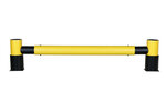 D-flexx "Golf" aanrijdbeveiliging type DFRE1-4/kopse kant bescherming/kunststof/afmetingen 2500x500x220 mm (lxhxb)/voor dubbelzijdige stelling