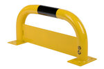 Stalen beschermbeugel 30-20-U met onderrijbeveiliging/hoogte 350 mm/breedte 750 mm/diameter 76 mm/hoogte onderrijbeveiliging 150 mm/geel-zwart