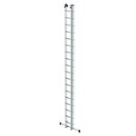 Aluminium 2-delige opsteekladder  - met stabilisatiebalk/werkhoogte 10.3 m/ladderlengte uitgeschoven 9.18 m/ladderlengte ingeschoven 5.3 m/aantal sporten 2x18/breedte ladder 420 mm