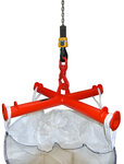 Traverse voor Big-Bag's type TBB/merk Bauer S&uuml;dlohn/afmetingen ca. 1100x1100x215 mm (lxbxh)/draagkracht 2000 kg