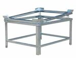 IBC Vloeistof restlediger type IR-2 verzinkt - ca. 1280x1080x755 (850) (lxbxh)/stelplaats 1200x1000 mm/draagkracht 1500 kg