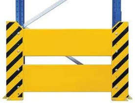 16580-Aanrijdbeveiliging magazijnstellingen/kopse kant bescherming/1100 + 200 + 1100 mm/geel-zwart