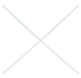 12690-L-Kruisschorenset voor basisstellingen met inhaaksysteem/stellingbreedte 1.300 mm/bestaand uit: 2 diagonaalschoren en 2 spanners/rondstaal/verzinkt