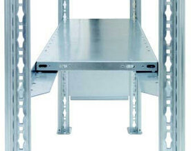 33415-Langstraverse voor legbordstellingen/voor MULTIplus 250/330 legborden/lengte 750 mm/voor het stabiliseren van tweezijdig bedienbare stellingen/RAL 7035 lichtgrijs