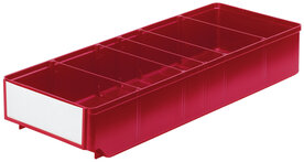 RK 500/186 -Magazijnstellingbakken - 500x186x83 mm/uit polystyrol/voor het effici&euml;nt bewaren van kleine onderdelen/verpakkingseenheid: 8 stuks