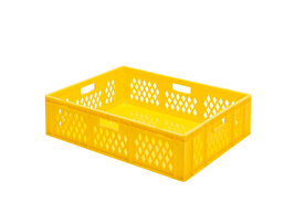 TK 800/210-1 -Euronorm stapelbakken - 800x600x210mm/afgestemd op EURO-palletmaat 1200x800mm/doorbroken wanden en gesloten bodem/verpakkingseenheid: 2 stuks