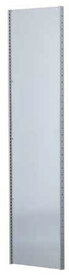 10261-MULTIplus dichte T-profiel-staanders voorgemonteerd - 2300x300 mm (hxt)/excl. voeten/incl. dichte zijwanden/verzinkt