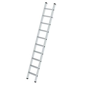 Aluminium stellingladder om te bevestigen - buitenbreedte 420 mm/ladder lengte 2.69 m/verticale ophanghoogte 2.52 m/aantal treden 10