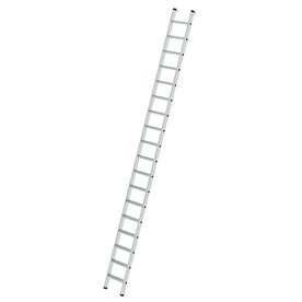 Aluminium stellingladder om te bevestigen - buitenbreedte 420 mm/ladder lengte 4.69 m/verticale ophanghoogte 4.4 m/aantal treden 18