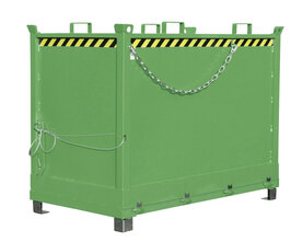 Bodemklepcontainer type FB 2000/merk Bauer S&uuml;dlohn/afmetingen ca. 1040x1845x1445 mm (lxbxh)/draagkracht 1500 kg/inhoud ca. 2,00 (m&sup3;)