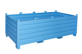 Inzamelcontainer-systeem type SBS 2000 - ca. 1200x2400x850 mm (lxbxh)/draagkracht 2250 kg/inhoud ca. 2,00 (m&sup3;)/voor inzameling en voor transport